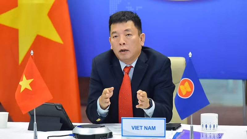 Посол Ву Хо, и.о. главы СДЛ Вьетнама при АСЕАН. Фото: baoquocte.vn