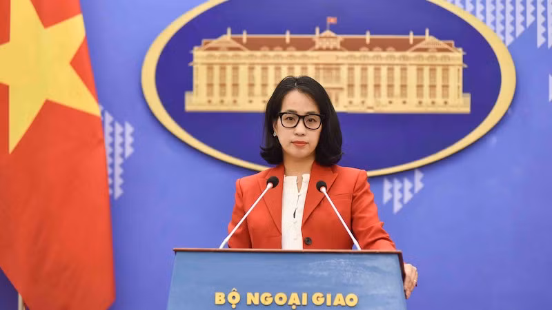 Официальный представитель МИД Вьетнама Фам Тху Ханг. Фото: baoquocte.vn