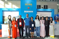 Представители вьетнамских предприятий принимают участие в мероприятии TTG Travel Experience в Римини. Фото: Вьет Хай/ВИА