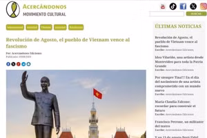 Статья на сайте издания Acercándonos Ediciones. Фото: ВИА