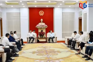Общий вид рабочей встречи. (Фото: baoquangninh.vn)