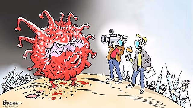 Карикатура Paresh Nath