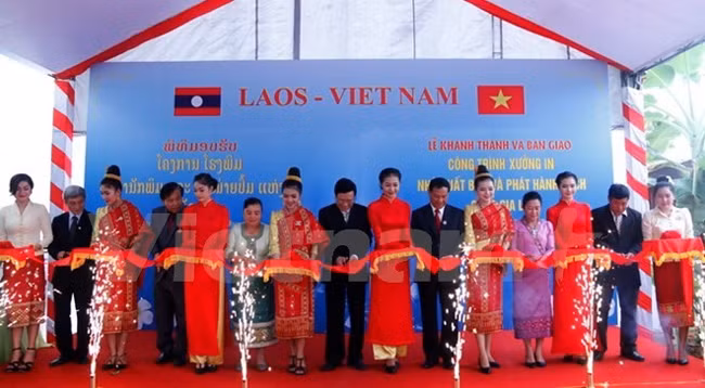 Церемония разрезания ленты. Фото: vietnamplus.vn