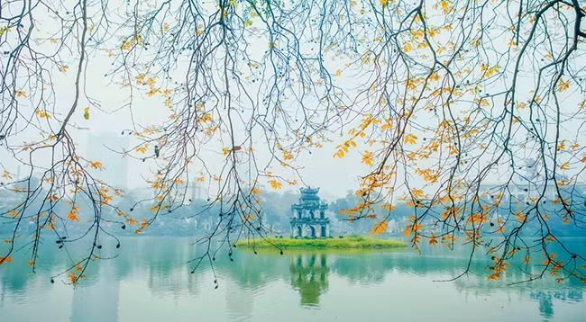 Башня Черепахи – символ озера, в частности, и столицы, в целом. Фото: vietnamtourism.gov.vn