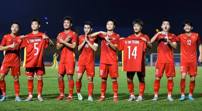 Сборная U19 Вьетнама. Фото: Федерация футбола Вьетнама
