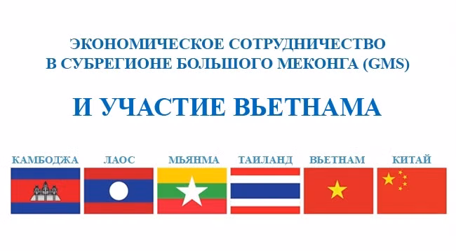 [Инфографика] Экономическое сотрудничество в субрегионе Большого Меконга (GMS) и участие Вьетнама