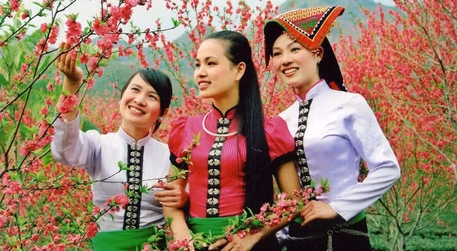 Представители народности Тхай на Северо-Западе Вьетнама. Фото: dienbien.gov.vn
