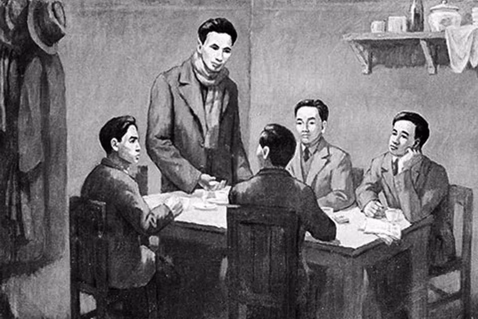 От имени Коммунистического Интернационала товарищ Нгуен Ай Куок председательствует на конференции в Гонконге (Китай) с 6 января по 7 февраля 1930 года по объединению коммунистических организаций и созданию Коммунистической партии Вьетнама. Фото: ВИA От имени Коммунистического Интернационала товарищ Нгуен Ай Куок председательствует на конференции в Гонконге (Китай) с 6 января по 7 февраля 1930 года по объединению коммунистических организаций и созданию Коммунистической партии Вьетнама. Фото: ВИA