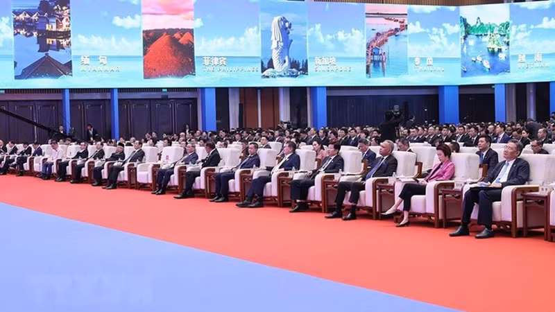Делегаты на открытии CAEXPO и CABIS 2023 года. Фото: ВИА Делегаты на открытии CAEXPO и CABIS 2023 года. Фото: ВИА